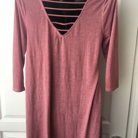 🟣 Derek Heart T Shirt Dress Size L - Picture 3 of 4